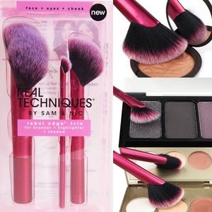 Real Techniques Rebel Edge Trio Makeup Brush Set
